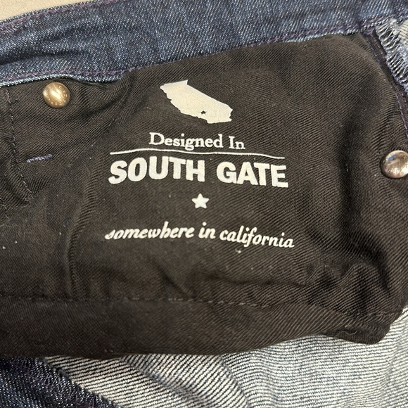 AG Women's Jeans Size 32 Stevie Cuff Slim Straight Adriano Goldschmied GUC - Picture 8 of 8